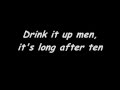 The Dubliners Drink It Up Men + Lyrics