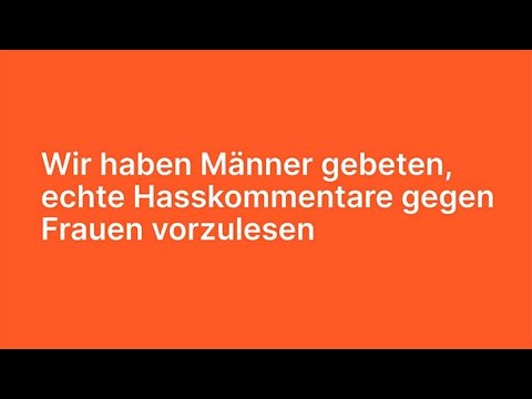 Orange the World: Stopp Frauenhass im Netz