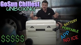 GoSun Chillest Battery Powered Cooler with an App UNBOXING