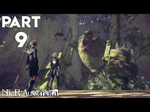 NieR: Automata - Gameplay & Walkthrough Part 9 - The Forest King (No Commentary)