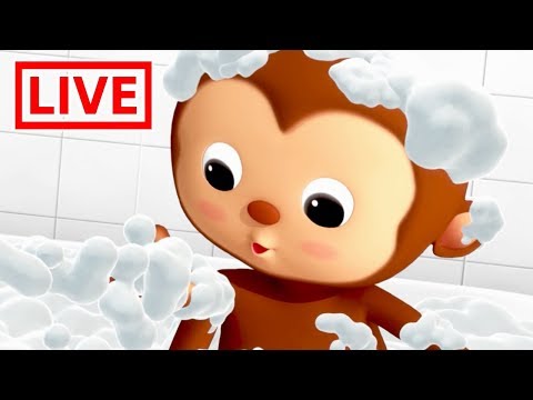 Little Baby Bum - Live 🔴| BATH SONG | Nursery Rhymes for Babies | ABC Songs and More Live Stream