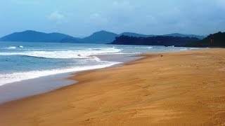 preview picture of video 'Galgibaga Beach or Turtle Nesting Beach, South Goa, India - Goa Beach Video'
