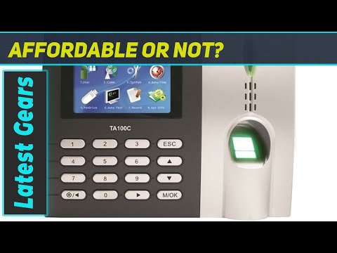 Premier Color Multimedia Fingerprint Time Attendance System (TA100C) - Enhancing Speed and