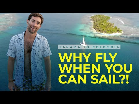 Sailing from Panama to Colombia... It's Paradise UNTIL You Hit the OPEN SEAS