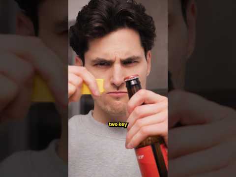 Part of a video titled Open a Bottle With PAPER - YouTube