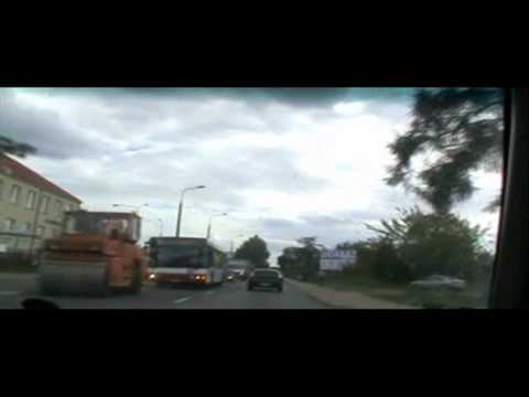 Jazda Nissanem Micrą DK12 Zwoleń-Puławy-dr.woj. 824-Kazimierz Dolny.