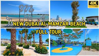 NEW AL MAMZAR BEACH FULL TOUR 4K