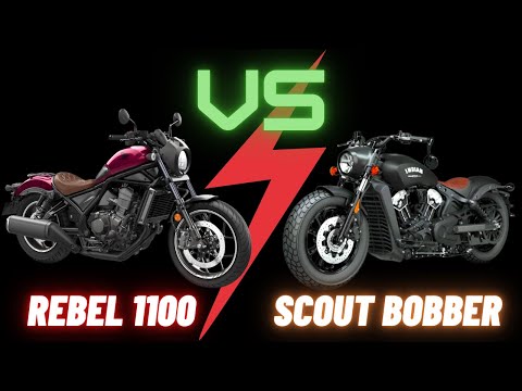 Honda Rebel 1100 Vs Indian Scout Bobber | Which sporty Cruiser is best in 2022?
