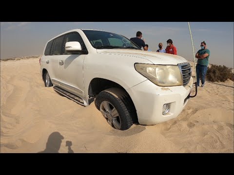 Desert Off-road Driving Training on Land Cruiser