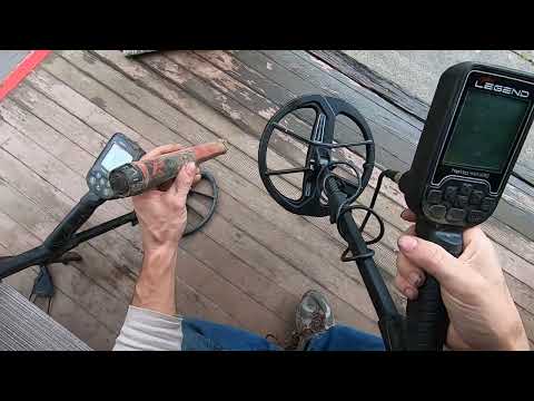 Nokta Legend compatibility test Garrett and XP pinpointers.