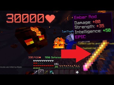 the first boss of hypixel skyblock