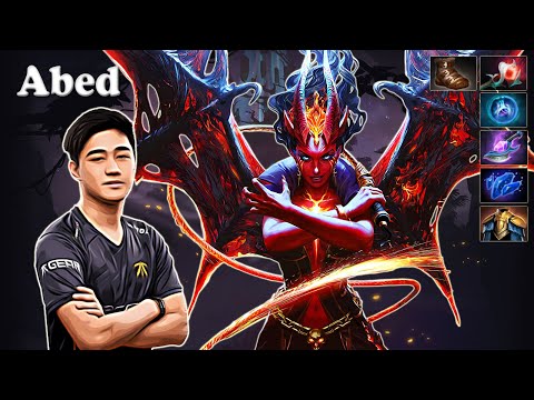 Abed - Queen of Pain Midlane | Dota 2 7.29 Gameplay
