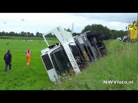 Vrachtwagen berging Kanaalweg Epe.