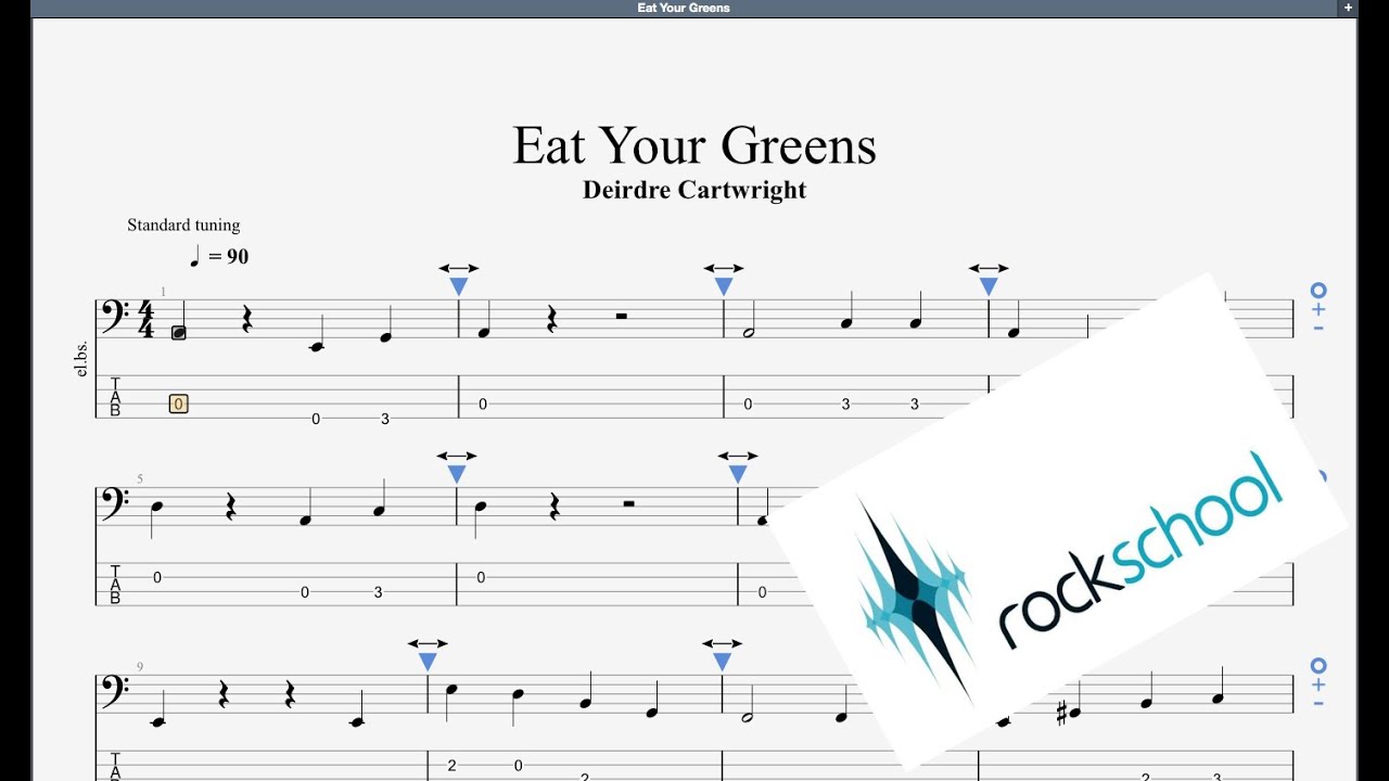 Eat Your Greens Rockschool Debut Grade Bass