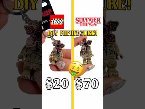 How to turn the $20 LEGO Demogorgon keychain into the $70 minifigure!#demogorgon #legostrangerthings