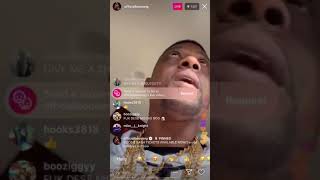 Boosie Badazz "If you aint got nothing positive to say, dont come on my live.."