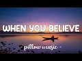 When You Believe - Whitney Houston & Mariah Carey (Lyrics) 🎵