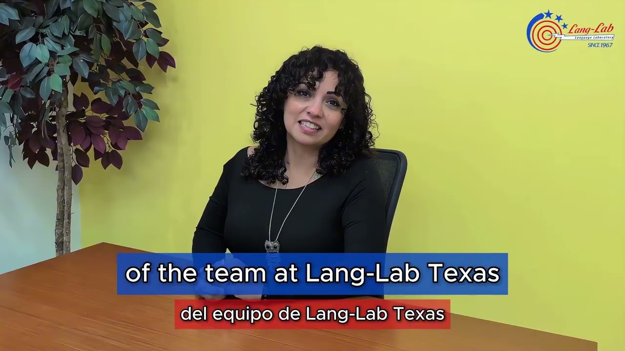 Issa comparte su experiencia aprendiendo inglés en Lang-Lab Texas