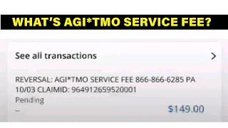 AGI TMO Service Fee 866-866-6285 - Here’s Why You Have This Charge On Your Bank Statement!