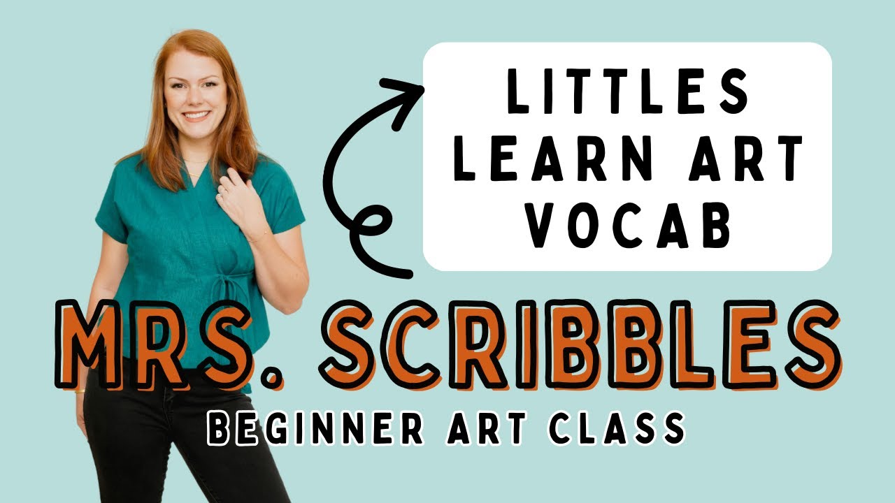 Littles Learn Art Vocabulary | Easy Drawing For Kids