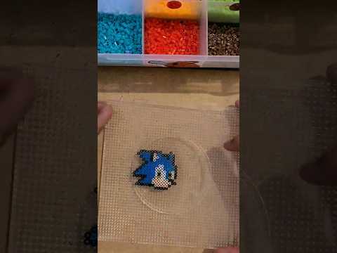 Sonic The Hedgehog Perler Bead Tutorial