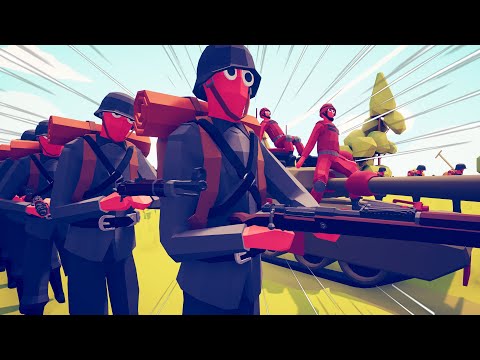 Huge German Army March AMBUSHED! - Totally Accurate Battle Simulator: WW2 Best Mods