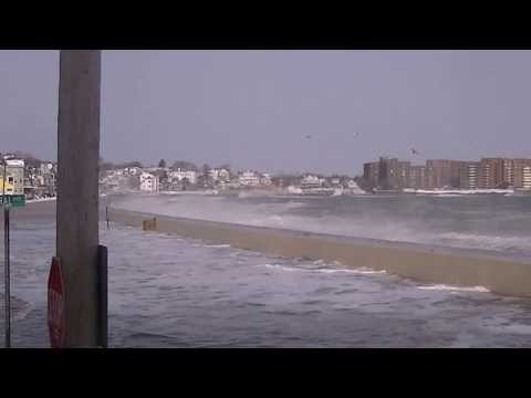 2014 January Storm - Winthrop Massachusetts - Wow !!!!