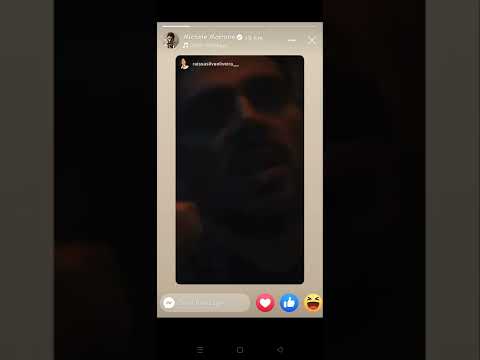 August 12, 2022 of Michele Morrone story on his official FB account