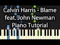 Calvin Harris feat. John Newman - Blame Tutorial ...
