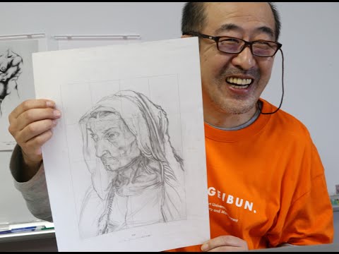 日本画学科 模擬授業「芸文の「造形基礎」 多様な表現につながるエッセンスを学ぼう！」