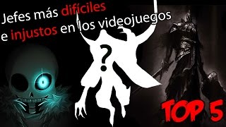 Top 5 jefes más Difíciles e Injustos de los videojuegos