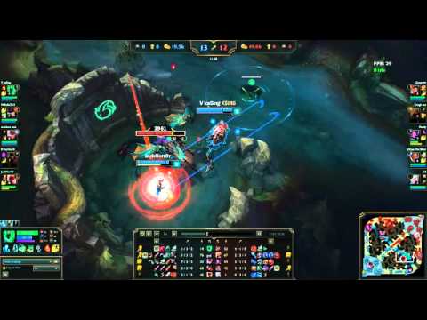 LoL: KaSing Thresh vs Janna Support SEASON2016 May 2016