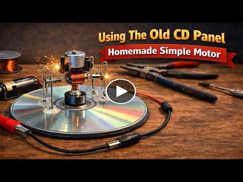 Don’t Throw Away Old CDs – Build This Simple Motor