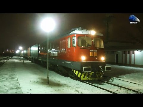 DA 609 009 FOX Rail & Mecanic Grozav/Great Engineer in Zapada/Snow in Oradea Est - 14 December 2016