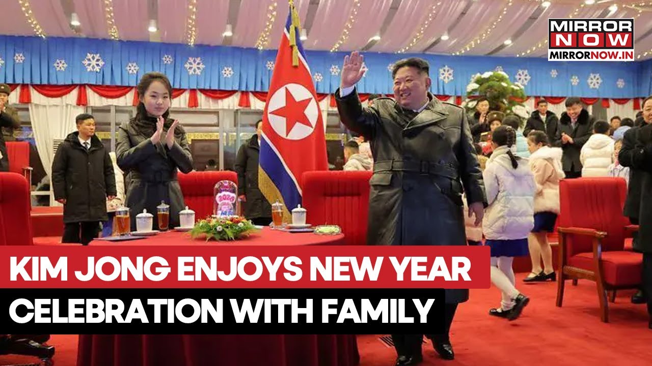 Kim Jong Un And His Family Attend Giant New Year's Eve Ceremony In Pyongyang | Watch