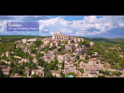 Flying over Gordes France
