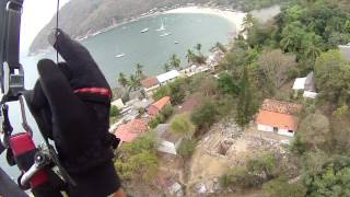 preview picture of video 'Carson Ryan Ola Tandem Paraglide in Yelapa Mexico on 3/28/12'