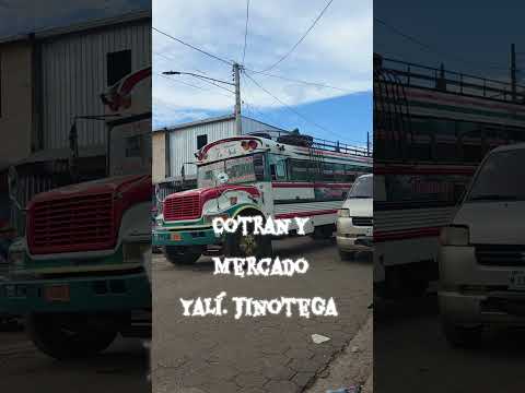 Mercado y terminal de buses. San Sebastián de Yalí. jinotega. Nicaragua