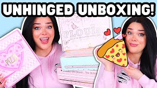 UNHINGED P.LOUISE UNBOXING! | 4 Boxes of Cute Makeup!