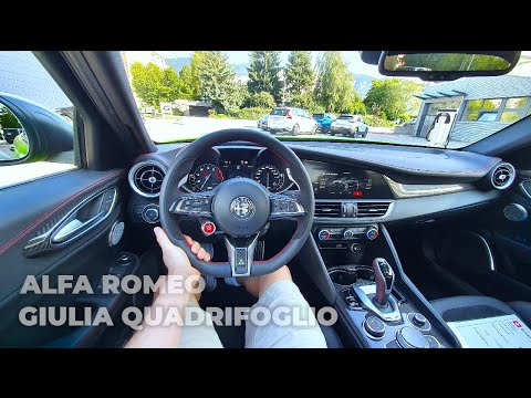 New Alfa Romeo Giulia Quadrifoglio 2022 Test Drive POV