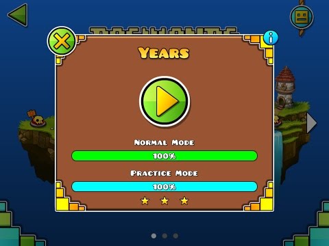 Geometry Dash World Walkthrough - Level 4 (Years)