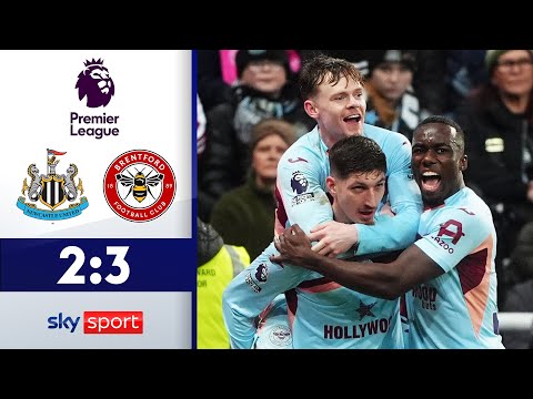 Janelt köpft Brentford Richtung Top 5! | Newcastle United - FC Brentford | HL - Premier League