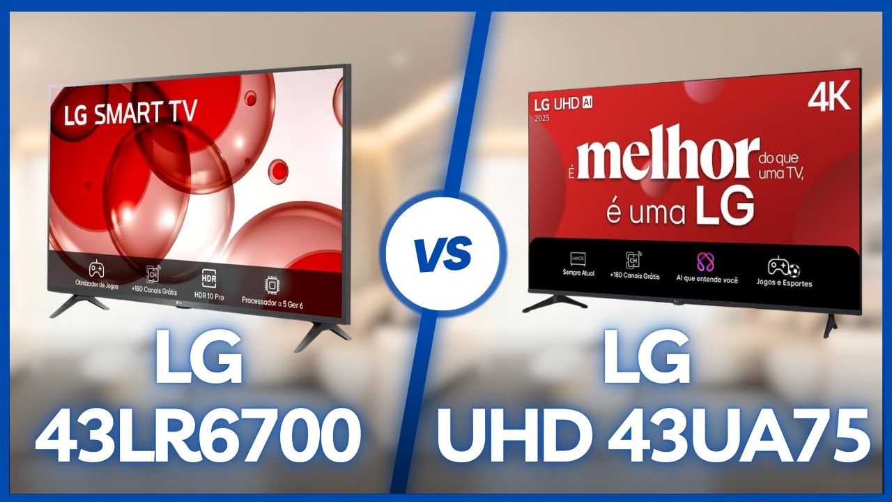 Miniatura da avaliação em vídeo de Smart TV LG 43 Polegadas 4K UHD 43TU801C0SA
