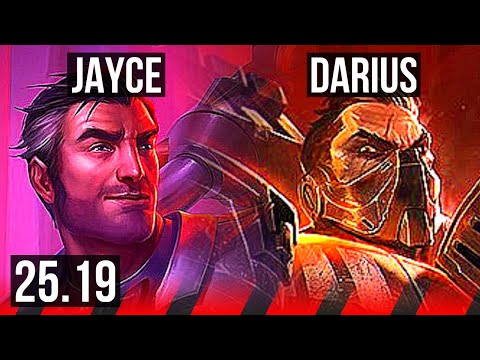 JAYCE vs DARIUS (TOP) | EUW Master | 25.19