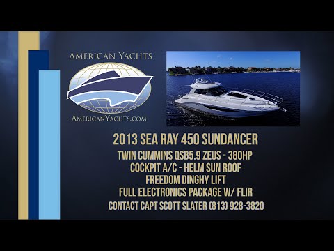 Sea Ray 450 Sundancer video