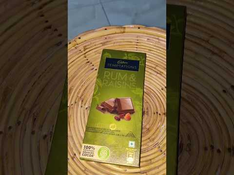 Unboxing Cadbury Temptation Rum & Raisins chocolate. #unboxing #chocolate #cadbury #rum&raisin