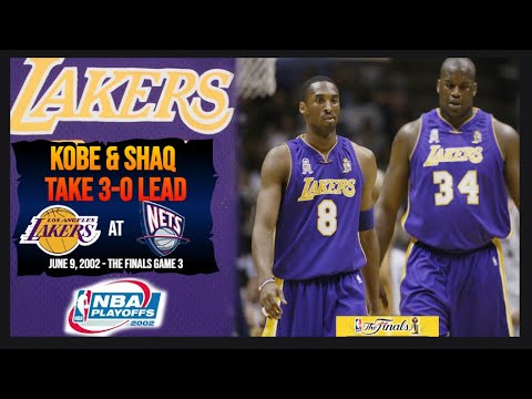 2002 NBA Finals Game 3 - Kobe & Shaq Highlights- New Jersey Nets at Los Angeles Lakers