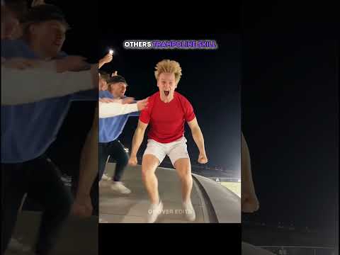 Others Trampoline Skill VS This One ☠️ | #shorts