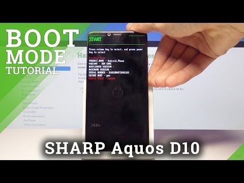 How to Activate Bootloader Mode in SHARP D10 - Boot into Boot Mode
