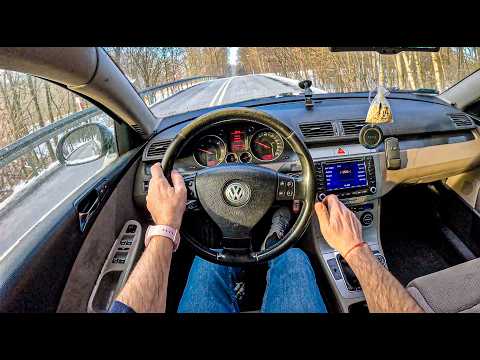 2008 Volkswagen Passat B6 | 2.0 TDI 140 HP | POV Test Drive #2665 | Joe Black